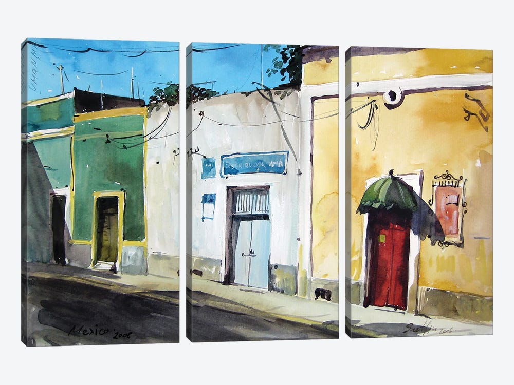 Mexican Doors by Svetlin Sofroniev 3-piece Canvas Artwork