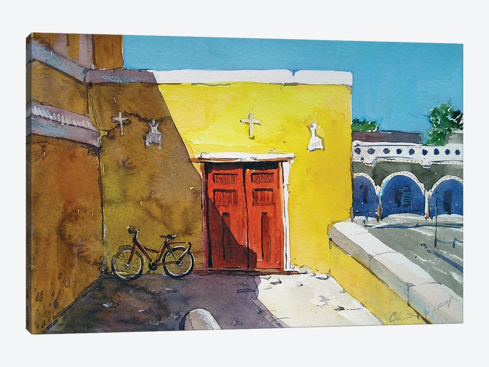 Mexican Yellow by Svetlin Sofroniev 1-piece Canvas Art Print