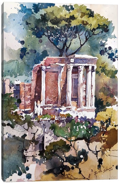 Near Rome Canvas Art Print - Svetlin Sofroniev