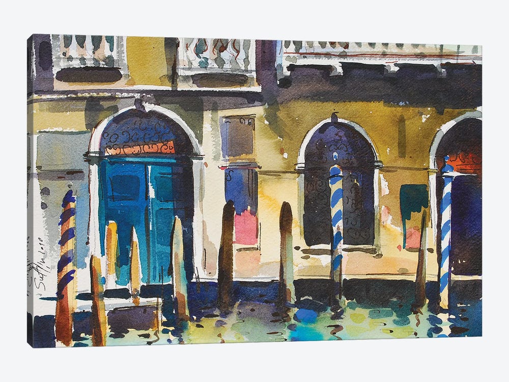 Old Venice by Svetlin Sofroniev 1-piece Canvas Print