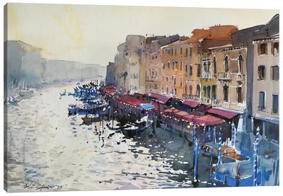 On The River Banks Canvas Art Print - Svetlin Sofroniev