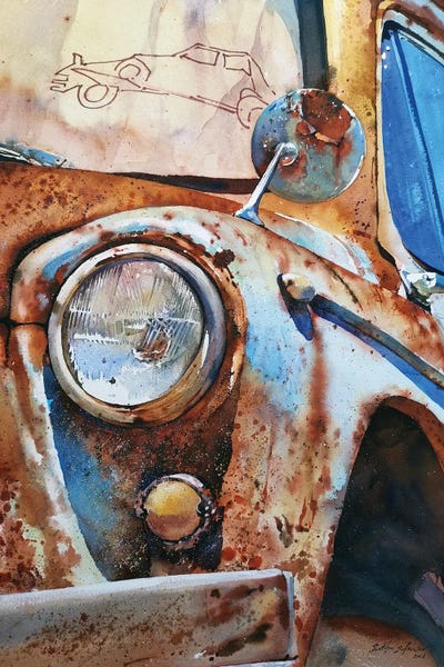 Oxide Life by Svetlin Sofroniev metal wall art