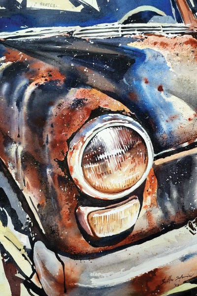 Oxide Life II by Svetlin Sofroniev metal wall art