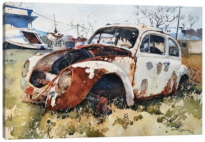 Oxide Living Canvas Art Print - Volkswagen