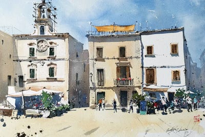 Polignano A Mare by Svetlin Sofroniev metal wall art