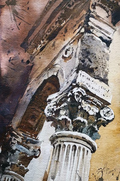 Columns: Ancient Detail by Svetlin Sofroniev