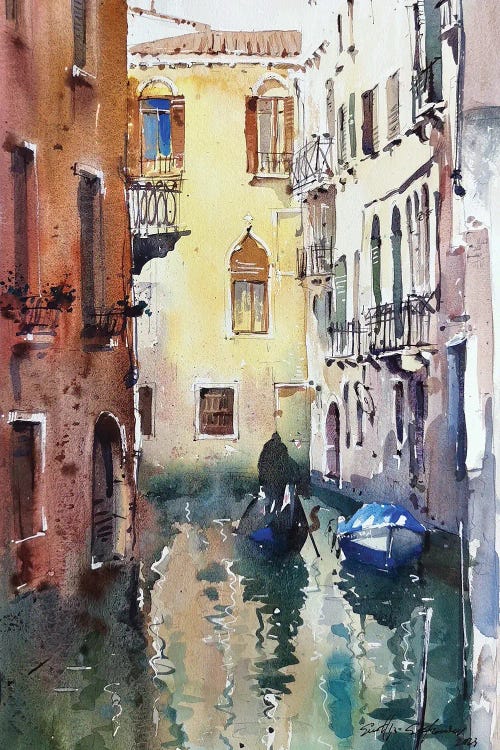 Two Boats And A Men by Svetlin Sofroniev wall art