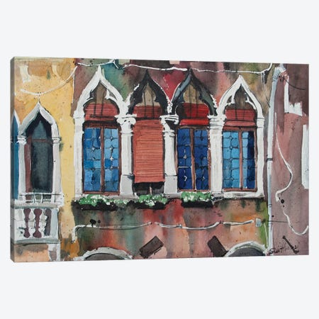 Venetian Windows Canvas Print #SSF49} by Svetlin Sofroniev Canvas Art