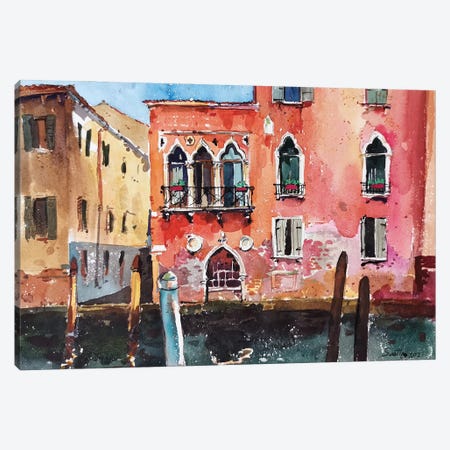 Venice Time Canvas Print #SSF51} by Svetlin Sofroniev Art Print
