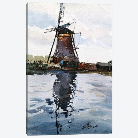 Windmill II Canvas Print #SSF54} by Svetlin Sofroniev Canvas Art
