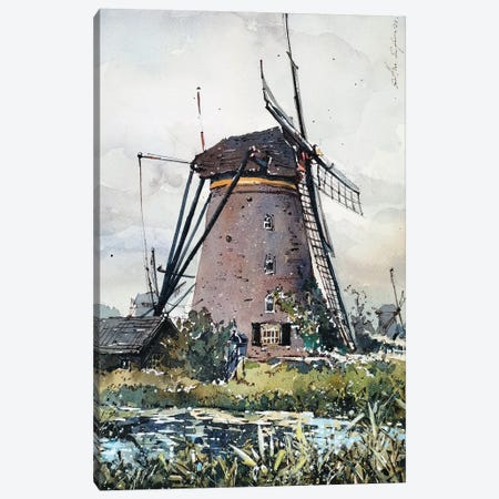 Windmill III Canvas Print #SSF55} by Svetlin Sofroniev Canvas Wall Art