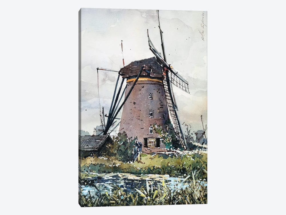 Windmill III by Svetlin Sofroniev 1-piece Canvas Art