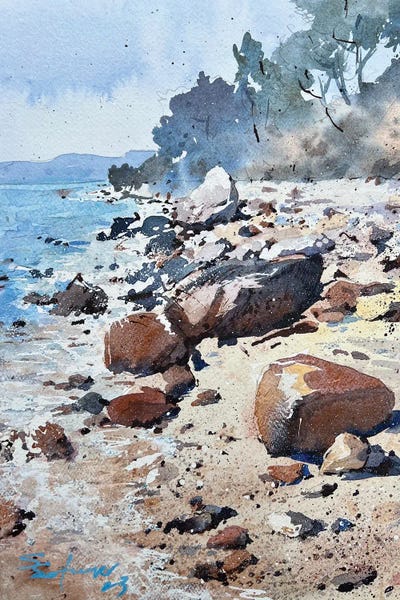 Contemporary Coastal: Rocky Sands by Svetlin Sofroniev