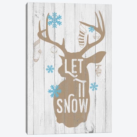 Let it Snow Canvas Print #SSG3} by 5by5collective Canvas Art