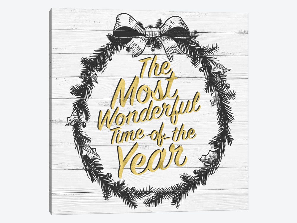 Wonderful Time Of The Year by 5by5collective 1-piece Canvas Art Print