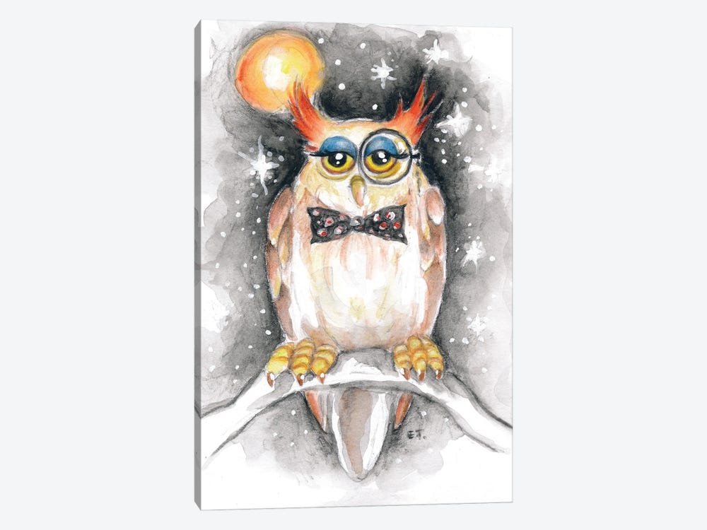 Wise The Owl Professor by Seven Sirens Studios 1-piece Canvas Art