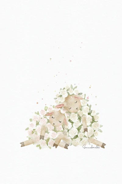 Sanna Sjöström: Floral Sheep by Sanna Sjöström