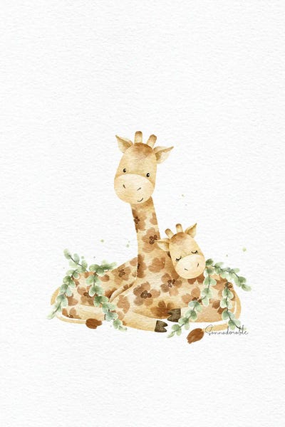 Sanna Sjöström: Floral Giraffes by Sanna Sjöström