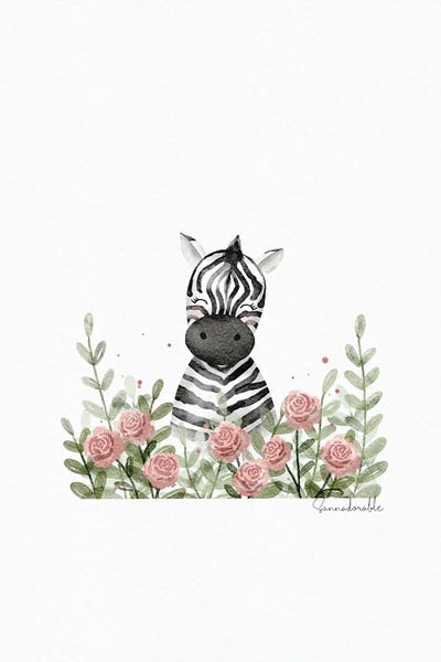 Sanna Sjöström: Flower Zebra by Sanna Sjöström