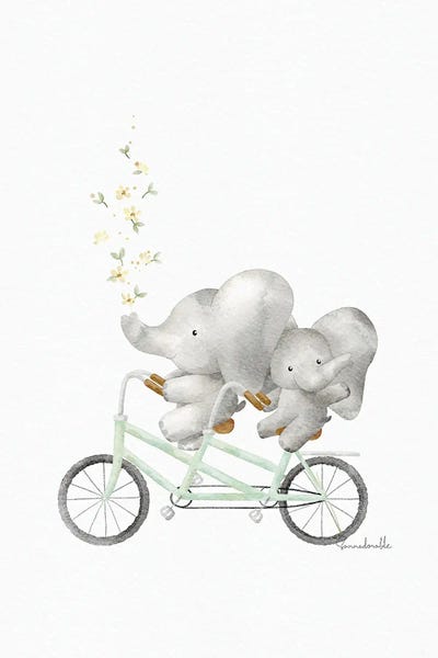 Sanna Sjöström: Bicycling Elephants by Sanna Sjöström