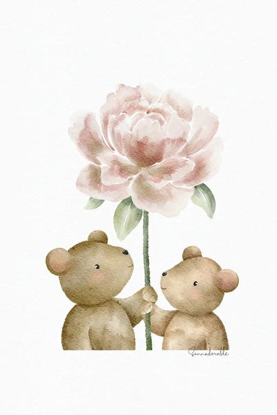 Peonies: Peony Bears by Sanna Sjöström