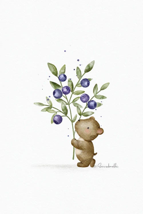 Sanna Sjöström: Blueberry Bear by Sanna Sjöström