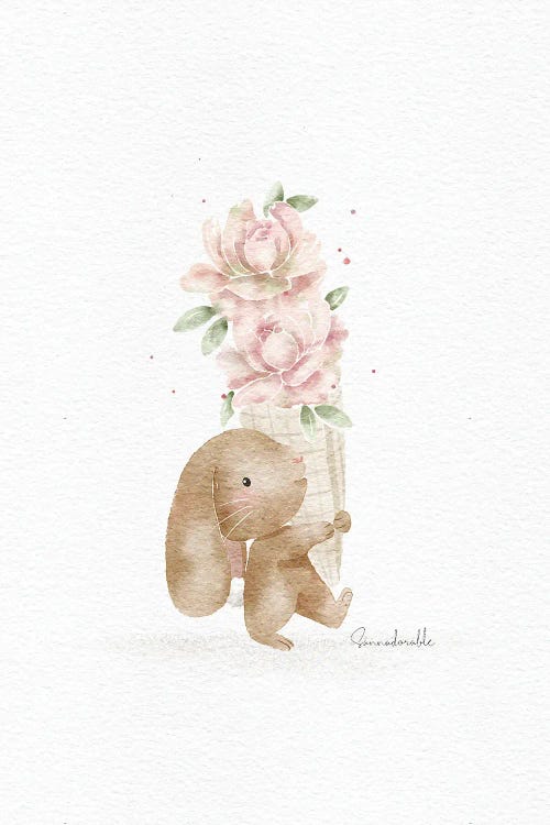 Peony Icecream by Sanna Sjöström wall art