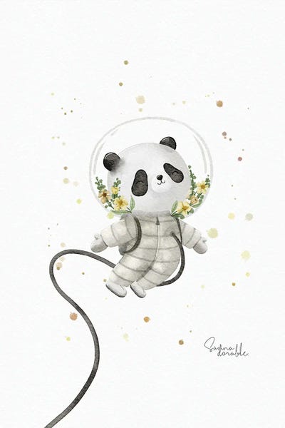 Sanna Sjöström: Space Panda by Sanna Sjöström