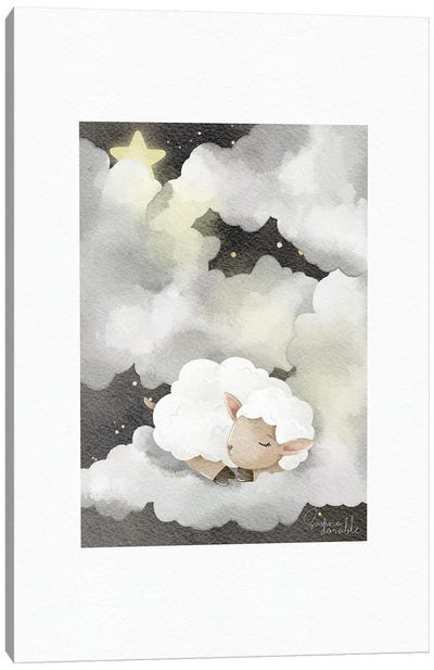 Sleeping Cloud Canvas Art Print - Sanna Sjöström