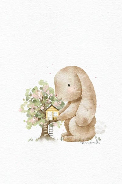 Sanna Sjöström: Treehouse Bunny by Sanna Sjöström