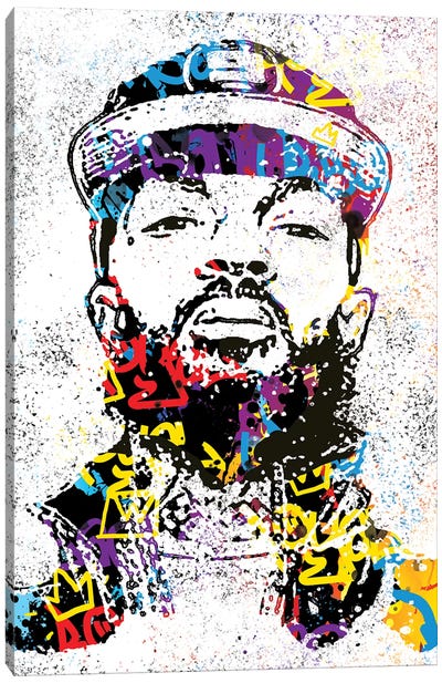 Nipsey Canvas Art Print - Rap & Hip-Hop Art