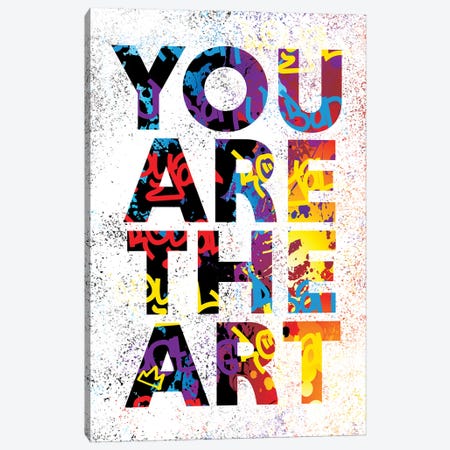 You Are The Art Canvas Print #SSK11} by Streetsky Canvas Art