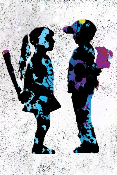Similar To Banksy: Boy & Girl by Streetsky