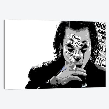 Joker Canvas Print #SSK22} by Streetsky Art Print