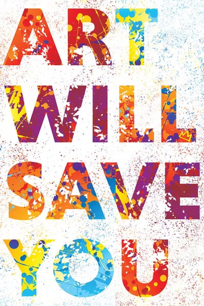 Art Will Save You by Streetsky canvas print