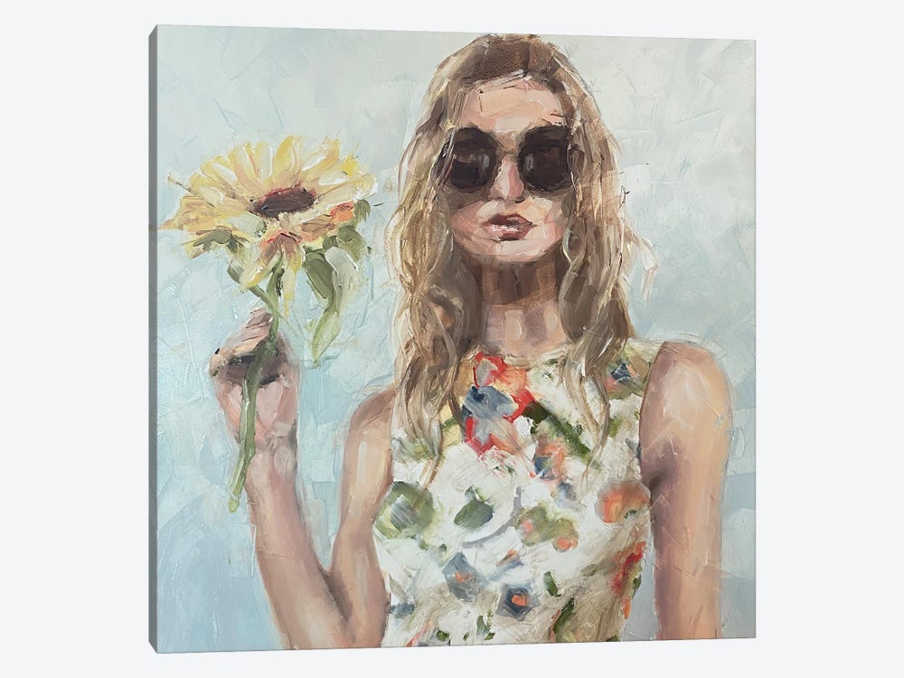 Flower Power by Simone Scholes 1-piece Art Print