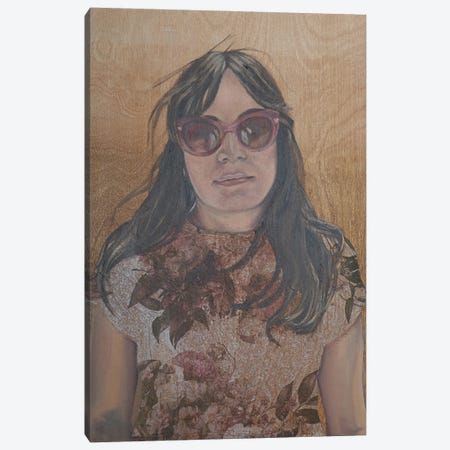 Rose Tinted Glasses Canvas Print #SSO25} by Simone Scholes Canvas Art