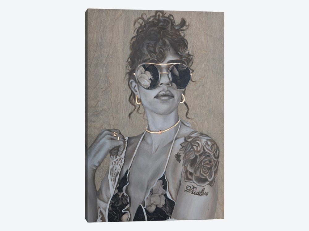 She's In Fashion by Simone Scholes 1-piece Canvas Artwork