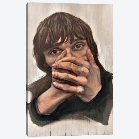 Speak No Evil Canvas Print #SSO44} by Simone Scholes Canvas Wall Art