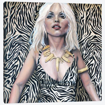 Untamed Blonde Canvas Print #SSO46} by Simone Scholes Canvas Art