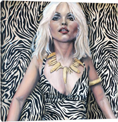 Untamed Blonde Canvas Art Print - Simone Scholes