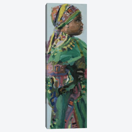 Green Goddess Canvas Print #SSO48} by Simone Scholes Canvas Art Print