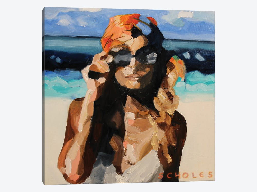 Beach I by Simone Scholes 1-piece Canvas Wall Art