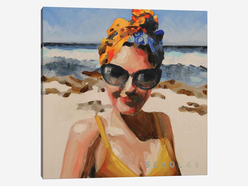 Beach II by Simone Scholes 1-piece Art Print