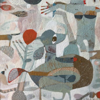 On Thin Ice by Susan Almquist art print