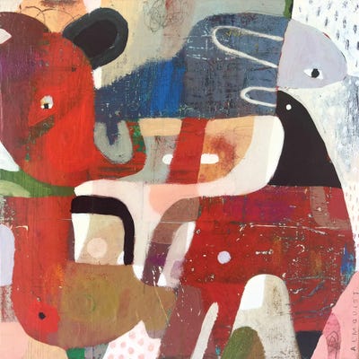 Roundabout by Susan Almquist art print