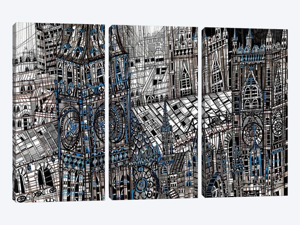 Big Ben by Maria Susarenko 3-piece Art Print