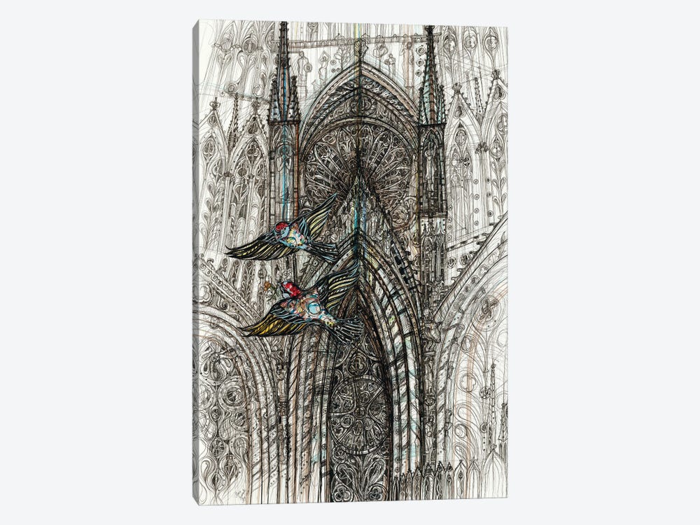 Notre Dame de Paris by Maria Susarenko 1-piece Canvas Print