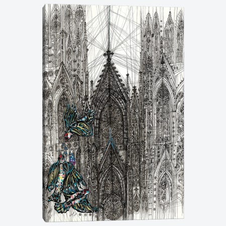 St.Patrick's Cathedral Canvas Print #SSR148} by Maria Susarenko Canvas Art Print