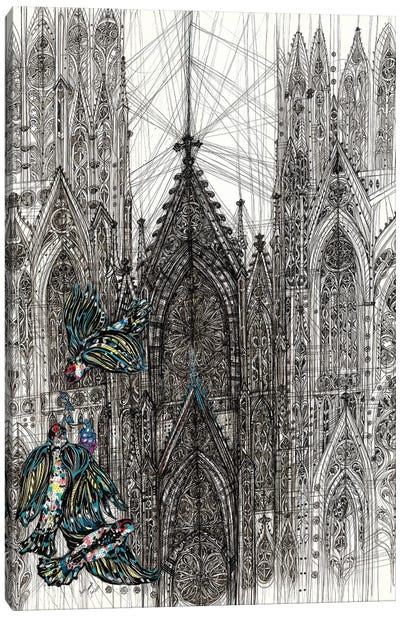 St.Patrick's Cathedral Canvas Art Print - Maria Susarenko
